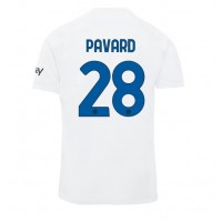 Billiga Inter Milan Benjamin Pavard #28 Borta fotbollskläder 2023-24 Kortärmad